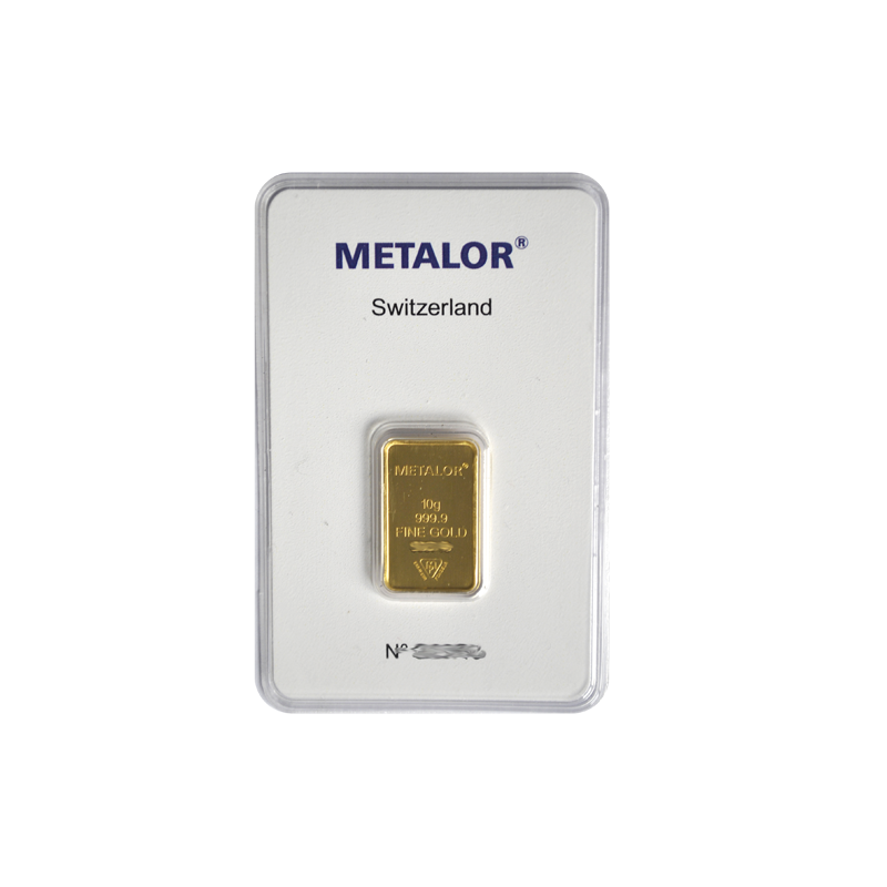 Achat  Vente Lingotin d'OR 10 Grammes et de L'Argent en Ligne