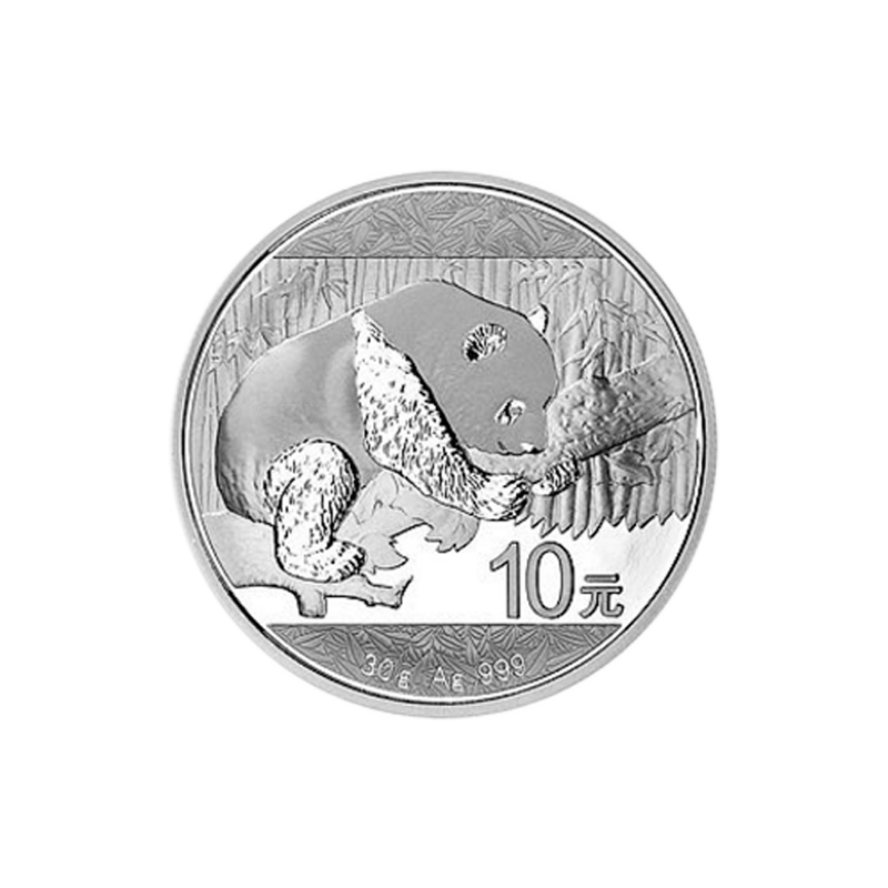 PANDA ARGENT 30 GRAMMES