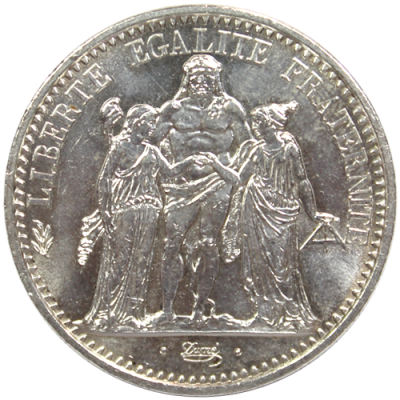 Pièce d'Argent 10 Francs Hercule Acheter Vendre de l'Argent et de L'Argent en Ligne