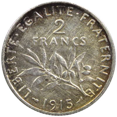 Pièce d'Argent 2 Francs Semeuse Acheter Vendre de L'Argent en Ligne