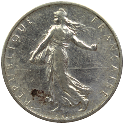 Pièce d'Argent 1 Franc Semeuse Acheter Vendre de L'Argent en Ligne