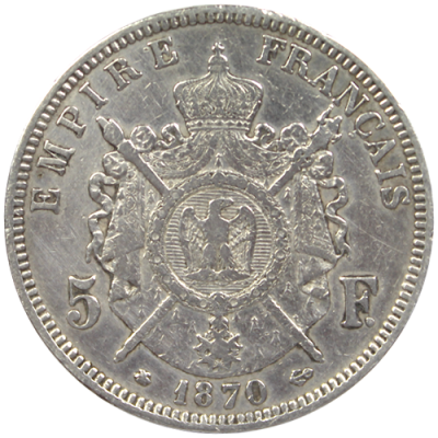 Pièce d'Argent Ecu 5 Francs Acheter Vendre de L'Argent en Ligne