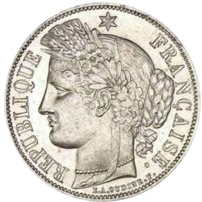 Pièce d'Argent Ecu 5 Francs Acheter Vendre de L'Argent en Ligne