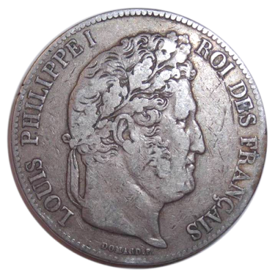 Pièce d'Argent Ecu 5 Francs Acheter Vendre de L'Argent en Ligne