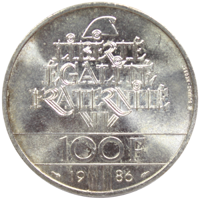 Pièce d'Argent 100 Francs Argent Acheter Vendre de L'Argent en Ligne