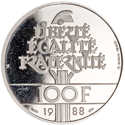 Pièce d'Argent 100 Francs Argent Acheter Vendre de L'Argent en Ligne