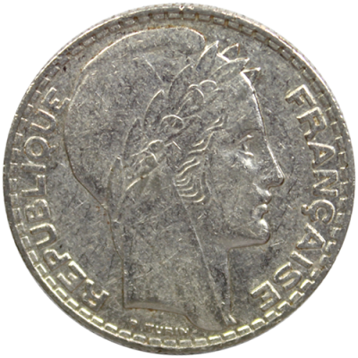 Pièce d'Argent 10 Francs Turin Argent Acheter Vendre de L'Argent en Ligne
