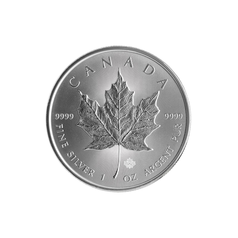 Pièce d'Argent Maple Leaf 1 OZ Argent Acheter Vendre de L'Argent en Ligne
