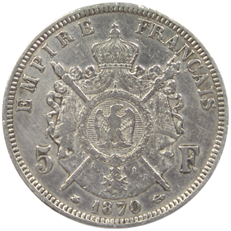 Ecu 5 Francs - verso
