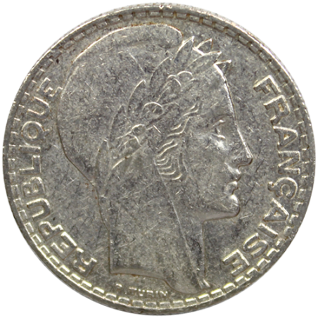 10 Francs Turin - verso