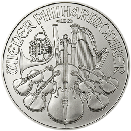 Philharmonique 1 OZ ARGENT - verso