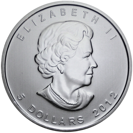 Boite 500 pièces Maple Leaf - verso