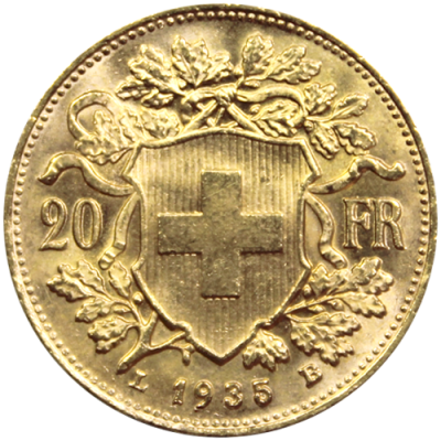 Pièce d'Or 20 Francs Suisse Valeur Acheter Vendre en Ligne