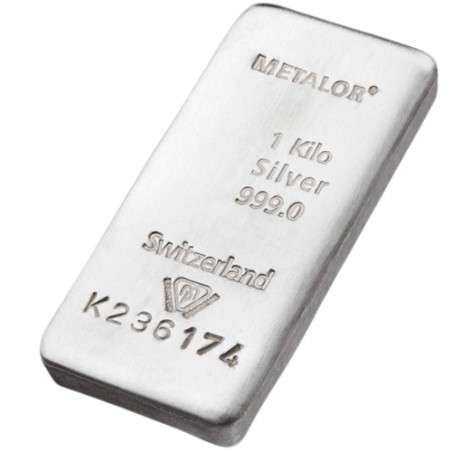 Lingot 1kg Argent (TVA incluse) - verso