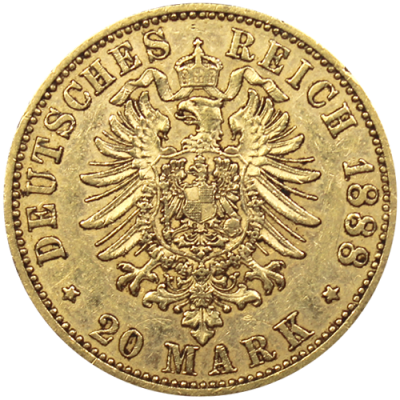 20 Reichsmarks - Achat & Vente Pièce d'Or - Valeur et Cotation