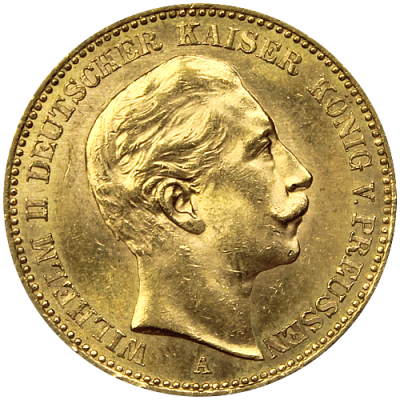 20 Reichsmarks - Achat & Vente Pièce d'Or - Valeur et Cotation