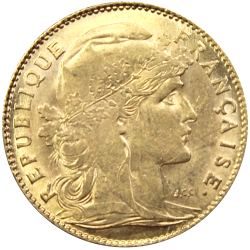 10 Francs Napoléon Marianne Coq