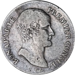 France - Bonaparte Premier Consul 5 francs An XII Limoges