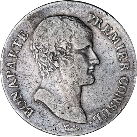 France - Bonaparte Premier Consul 5 francs An XII Limoges
