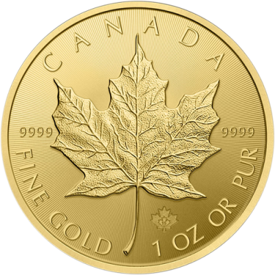 Pièce d'Or Maple Leaf Or 1 OZ Acheter Vendre en Ligne