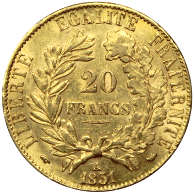 Pièce d'Or Napoléon 20 francs Or Louis d'or Acheter Vendre en Ligne