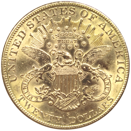 20 Dollars US - verso