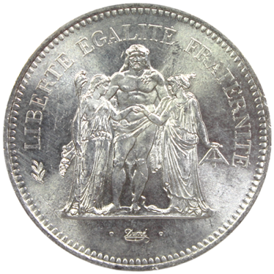 Achat vente 50 Francs Hercule Acheter Vendre de L'Argent en Ligne