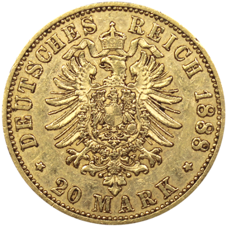 20 Reichsmarks - verso