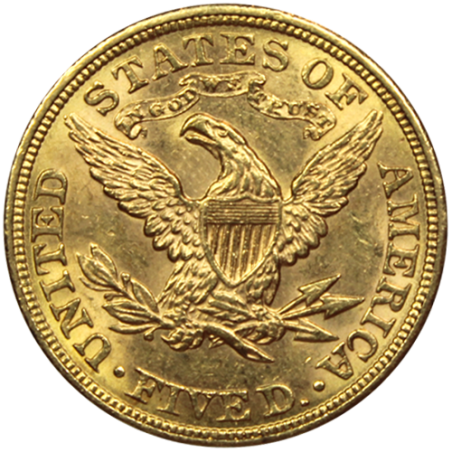 5 Dollars US - verso