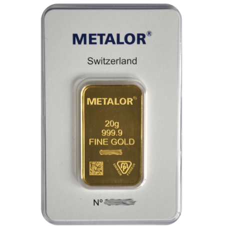 20 g Or Metalor
